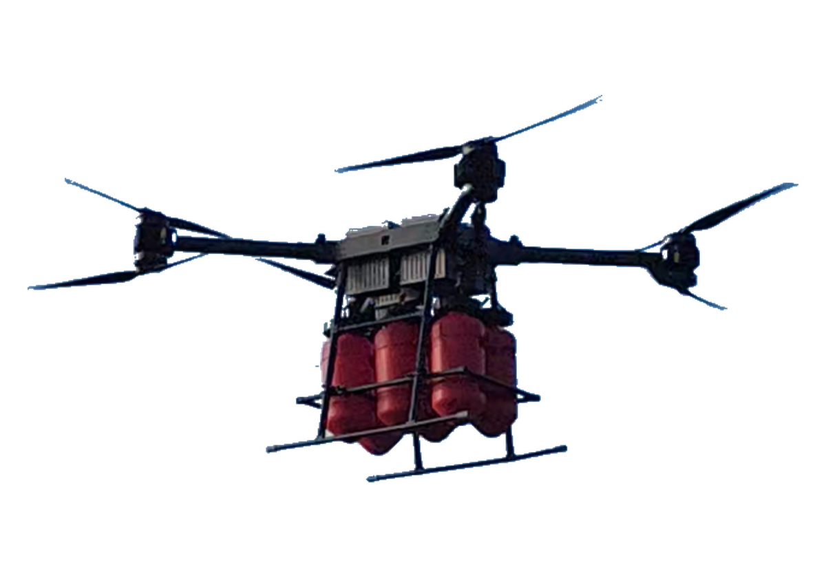 FC-F150pro Heavy-Lift Firefighting Bombing Drone Platform